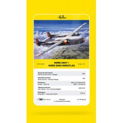 Maquette avion 1/72, Noratlas , Heller Twin Set Nord 2501 + Nord 2502 "Noratlas", 3279510853742