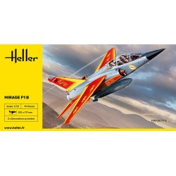 Maquette Avion 1/72 Heller, Mirage F1b, Starter Kit avec peinture, colle, pinceau, 3279510353198