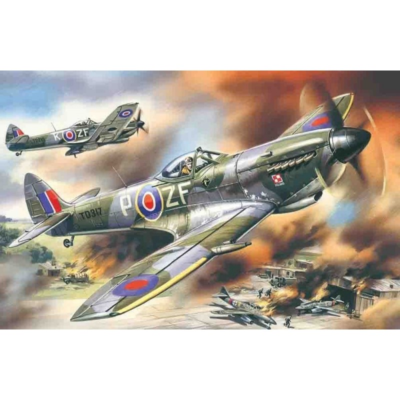 maquette spitfire 1/48 ICM, maquette spitfire Spitfire Mk. XVI, 4823044400539