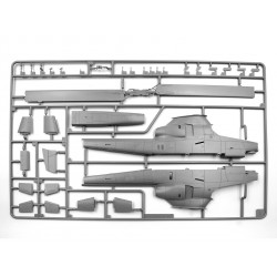 Maquette hélicoptère 1/48 ICM, AH-1G Cobra + plaques d'atterrissage M8A1, 4823044411108