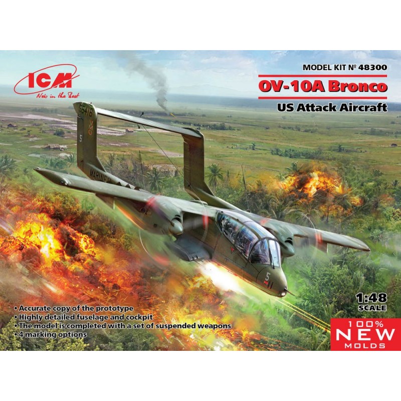 Maquette Avion ICM 1/48 OV-10 Bronco,  4823044407712