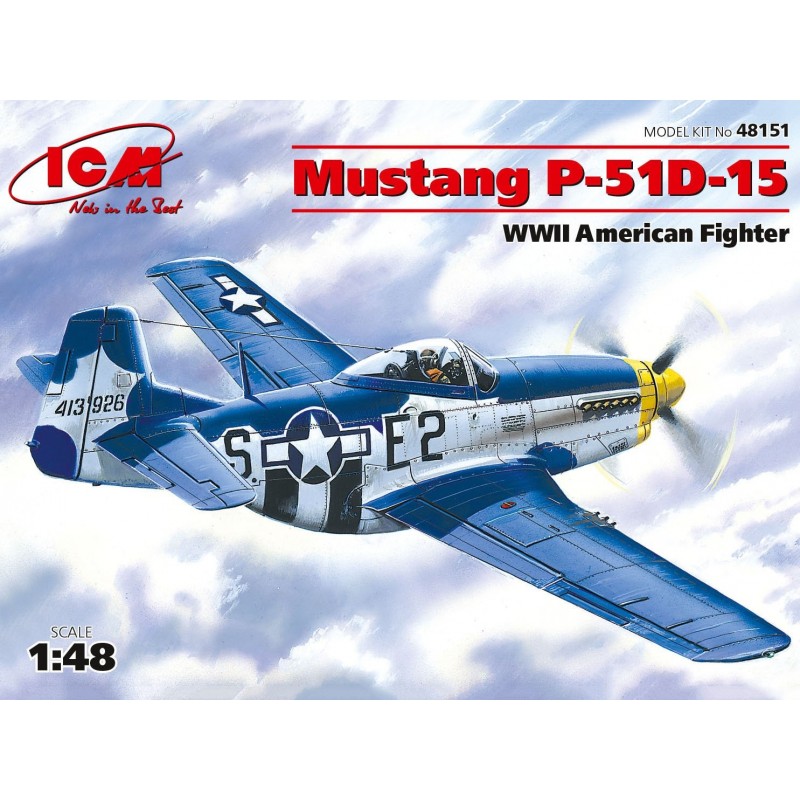 Maquette Avion 1/48 Mustang P-51D-15,  4823044400591