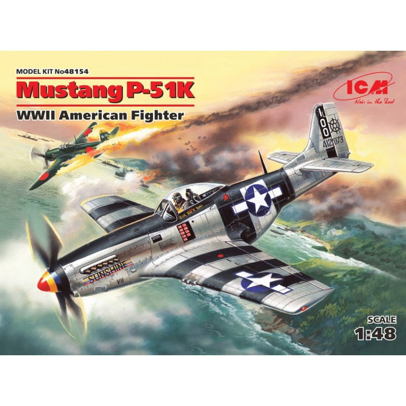 Maquette ICM 1/48, North American P51 K, 4823044401062