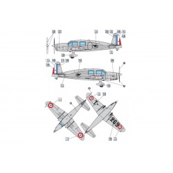 Maquette Avion 1/48 Dora Wings, Caudron Simoun C635, 4820237050441