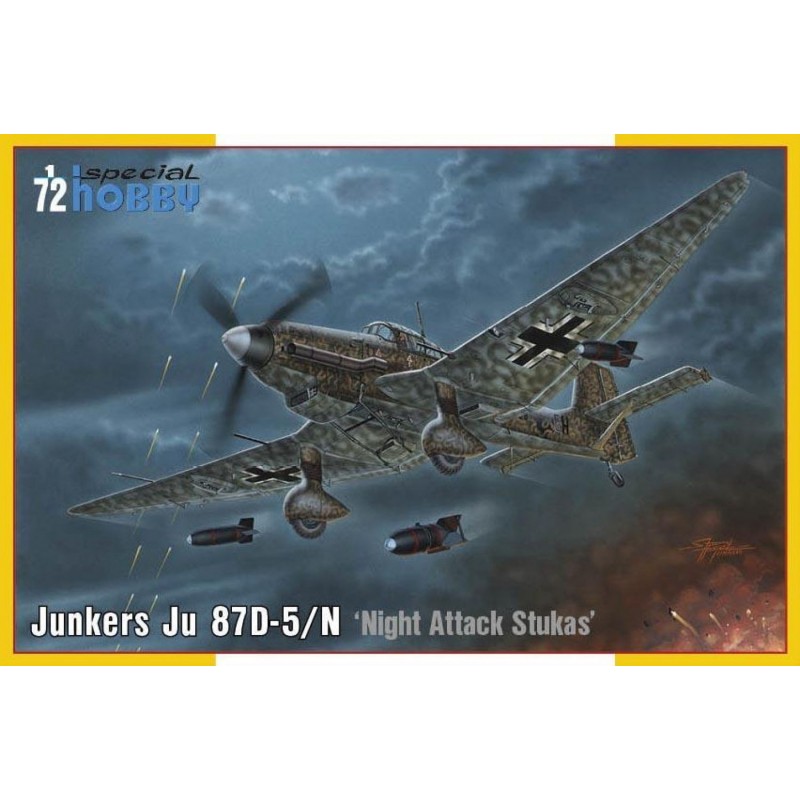 Maquette Junkers Stuka au 1/72, Junkers JU87D 5/n, Maquette Special Hobby, 8594071088590