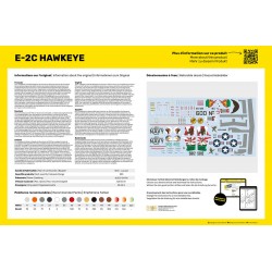 Maquette Avion 1/72 E2 C Hawkeye, Maquette Heller, EAN 3279510823004
