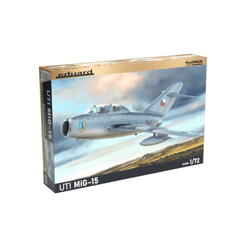 Maquette Avion Eduard 1/72, maquette UTI MiG-15 1/72, EAN 8591437498819