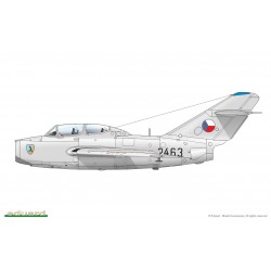 Maquette Avion Eduard 1/72, maquette UTI MiG-15 1/72, EAN 8591437498819
