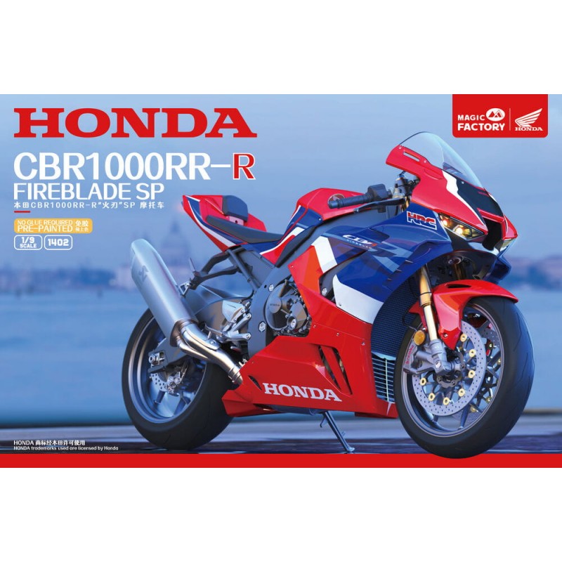 Maquette Moto 1/9 eme Majic Factory 1402 HONDA CBR1000RR-R SP Rouge, EAN 6974715830495