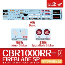 Maquette Moto 1/9 eme Majic Factory 1402 HONDA CBR1000RR-R SP Rouge, EAN 6974715830495