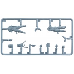 Figurine MiniArt 46024 1/48, PILOTES ALLEMANDS ET ROUMAINS AVEC PERSONNEL AU SOL, 5905049176301