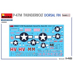 Maquette Avion MiniArt 1/48 ref 48060, P-47M Thunderbolt. Dorsal Fin. Basic Kit, 5905049176295