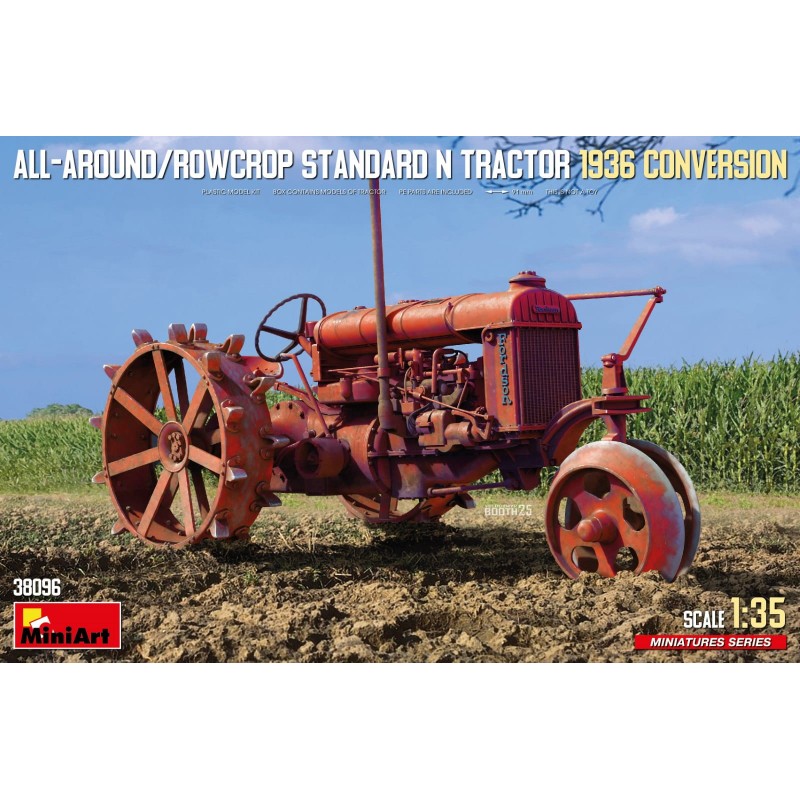 Maquette Tracteur Mini Art 38096, All-Around/Rowcrop Standard N Tractor 1936 conversion, maquette 1/35, 5905049176226