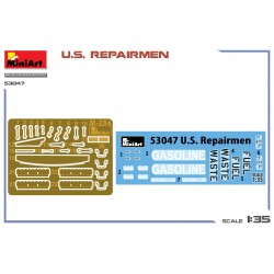 Figurine 1/35 MiniArt 53047, U.S. Repairmen, réparateurs militaires US, 5905049176141