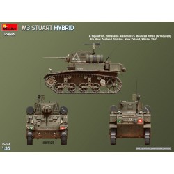 Maquettes MiniArt 1/35 Maquette Tank M3 Stuart Hybrid, EAN 5905049176103