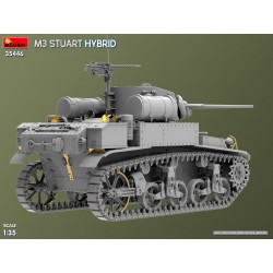 Maquettes MiniArt 1/35 Maquette Tank M3 Stuart Hybrid, EAN 5905049176103