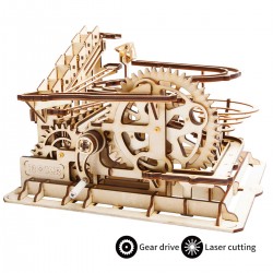 Robotime parcours de billes en bois, modèle roue à eau Puzzles 3d en bois