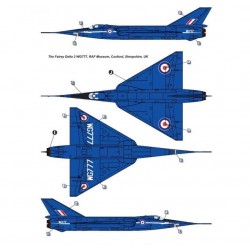 Maquette avion Dora Wing, maquette 1/72 Fairey Delta FD.2