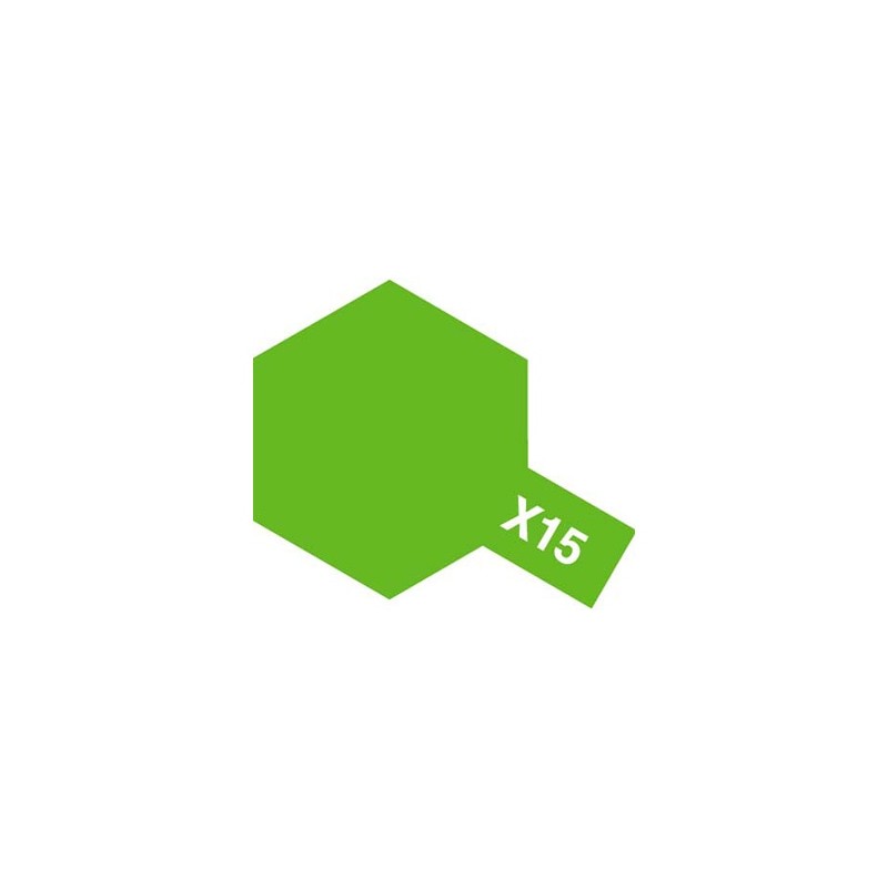 Peinture Acrylique 10 ml Tamiya, ref X15  peinture couleur Vert Clair