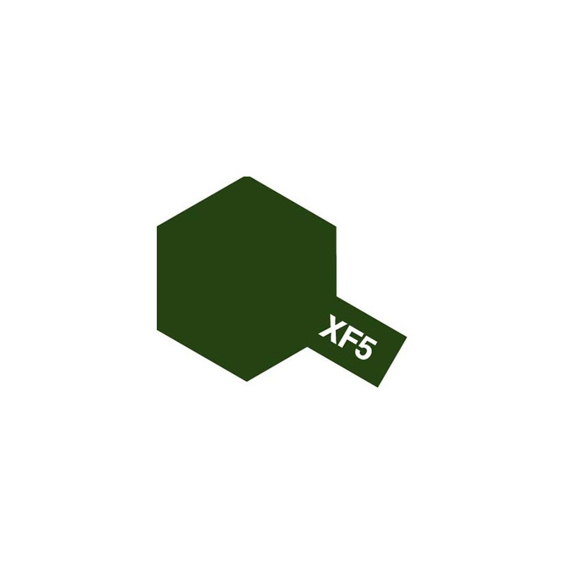 Peinture Acrylique 10 ml Tamiya, ref XF5 Peinture Vert Mat