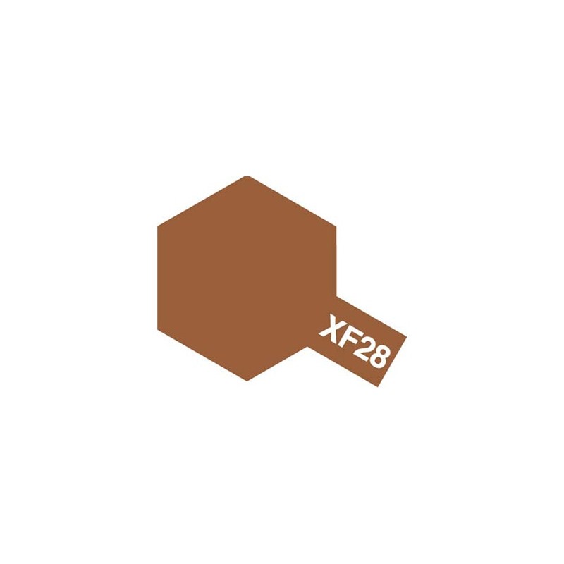 Peinture Acrylique 10 ml Tamiya, ref XF28 Peinture Cuivre Foncé Mat