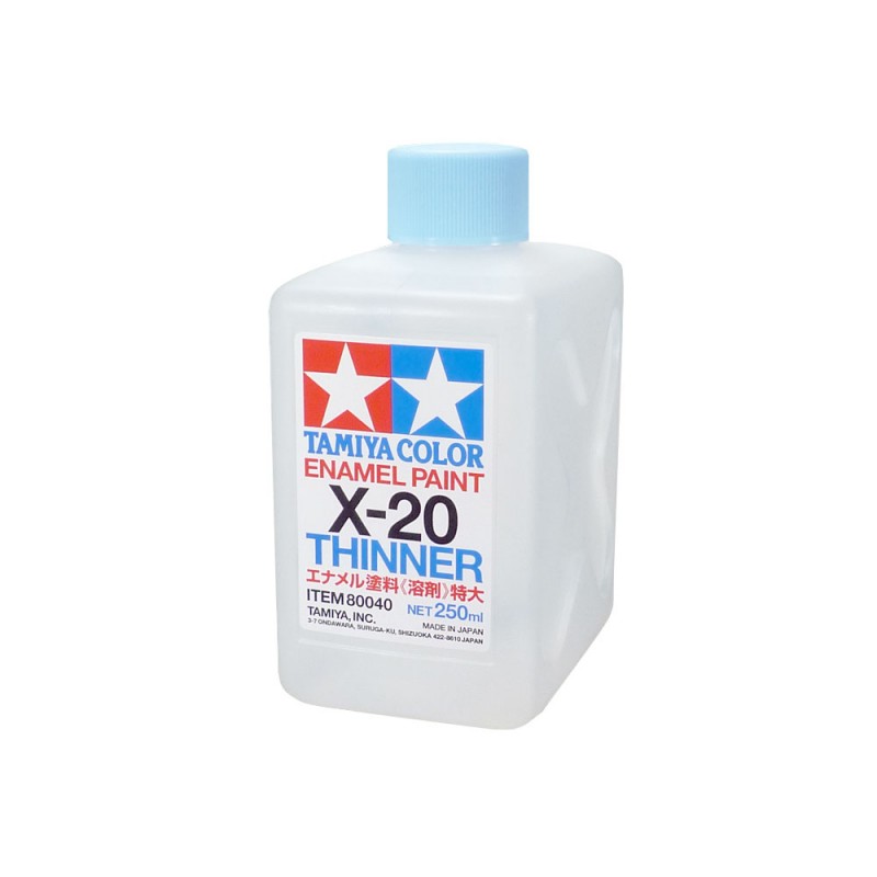 Thinner/diluant pour Peinture Acrylique 250 ml Tamiya, ref X20