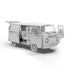 Maquette AK interactive, T2 MODEL 1972 Commercial Van 1/35, ean 8435568343702