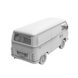 Maquette AK interactive, T2 MODEL 1972 Commercial Van 1/35, ean 8435568343702