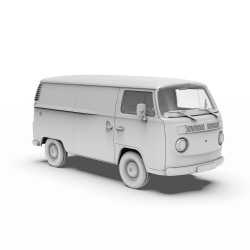 Maquette AK interactive, T2 MODEL 1972 Commercial Van 1/35, ean 8435568343702