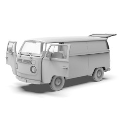 Maquette AK interactive, T2 MODEL 1972 Commercial Van 1/35, ean 8435568343702