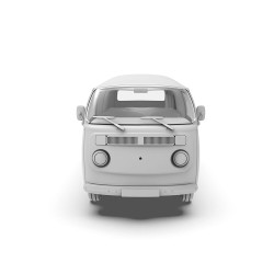 Maquette AK interactive, T2 MODEL 1972 Commercial Van 1/35, ean 8435568343702