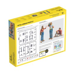 Figurines Heller au 1/24, Les amis des seventies, ref 82757