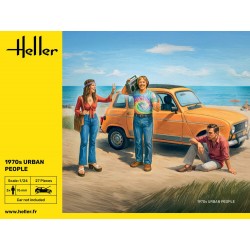 Figurines Heller au 1/24, Les amis des seventies, ref 82757