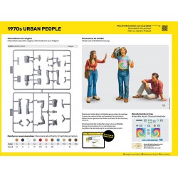Figurines Heller au 1/24, Les amis des seventies, ref 82757