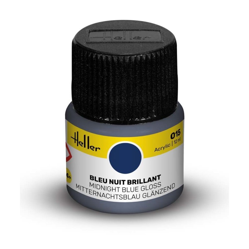 Peinture Acrylique Heller, Ref 015  Couleur bleu brillant, ean 3279510090154