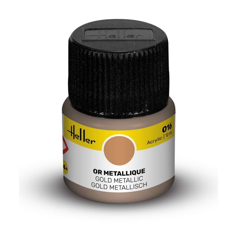 Peinture Acrylique Heller, Ref 016  Couleur Or, ean 3279510090161