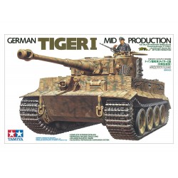 Maquette Char Allemand WWII Tamiya, Ref 35194, Maquette Char Tiger I Mid Production
