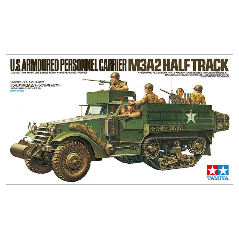 Maquette Tamiya 1/35 – M3A2 Half-Track – 35070