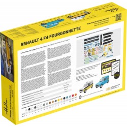 Maquette Voiture Heller 1/24 – Renault 4 F4 Fourgonnette – Réf. 82700