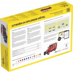 Maquette Voiture Heller 1/24 – Citroën C4 « Splendid Hotel » – Réf. 80713
