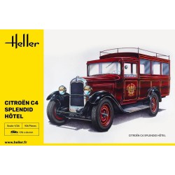 Maquette Voiture Heller 1/24 – Citroën C4 « Splendid Hotel » – Réf. 80713