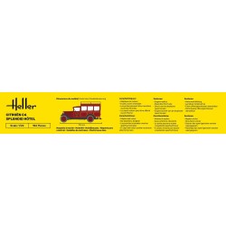 Maquette Voiture Heller 1/24 – Citroën C4 « Splendid Hotel » – Réf. 80713