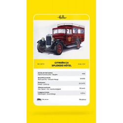 Maquette Voiture Heller 1/24 – Citroën C4 « Splendid Hotel » – Réf. 80713