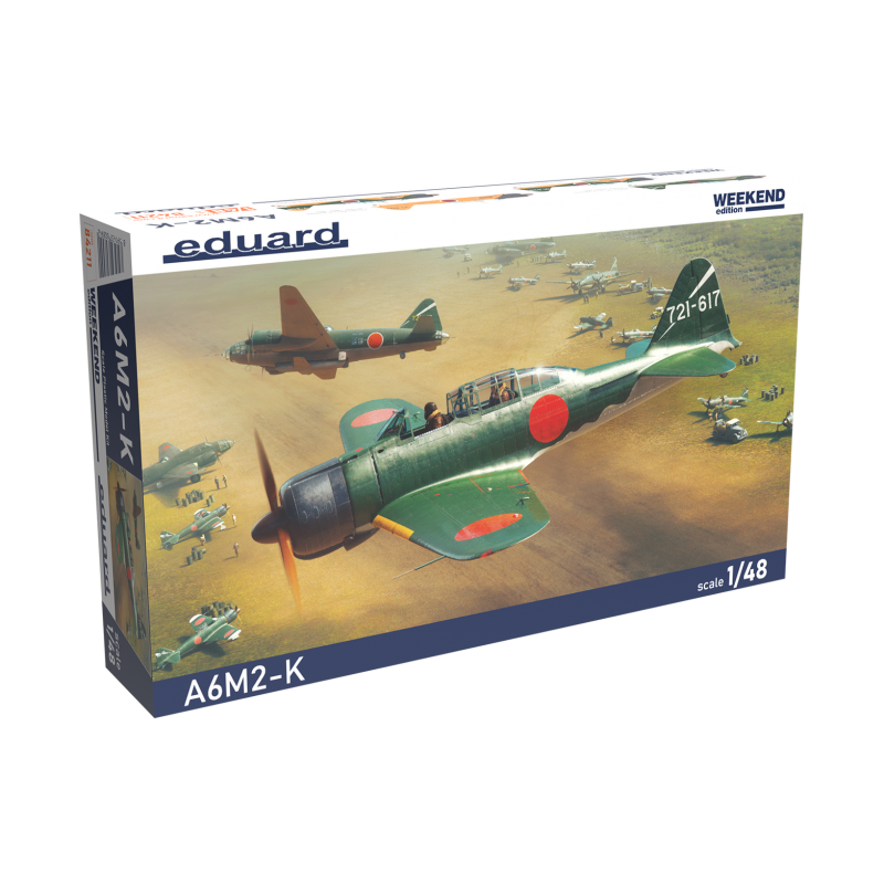 Maquette Avion Eduard 1/48 – A6M2-K Weekend Edition – Réf. 84211 EAN 8591437608942