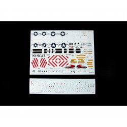 Maquette Avion Eduard 1/48 – P-51B/C Mustang Birdcage Canopy Weekend Edition – Réf. 84209 les decals EAN 8591437605408