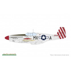 décoration de la Maquette Avion Eduard 1/48 – P- 51B/C Mustang Birdcage Canopy Weekend Edition – Réf. 84209  EAN 8591437605408