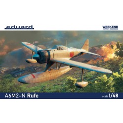 box art Maquette Avion Eduard 1/48 – A6M2-N Rufe Weekend Edition – Réf. 84208 EAN 8591437604265