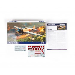 box art Maquette Avion Eduard 1/48 – A6M2-N Rufe Weekend Edition – Réf. 84208 EAN 8591437604265