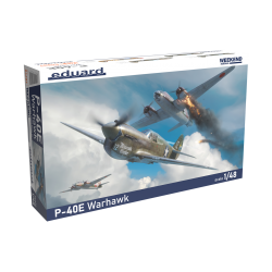 box art Maquette Avion Eduard 1/48 – P-40E Warhawk Weekend Edition – Réf. 84207