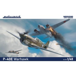 box art Maquette Avion Eduard 1/48 – P-40E Warhawk Weekend Edition – Réf. 84207